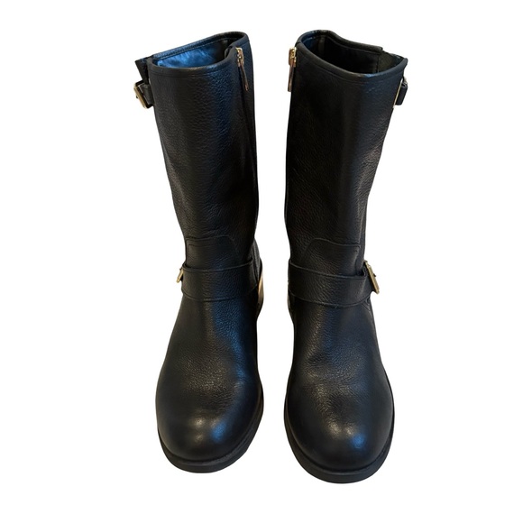 Vince Camuto Winchell Leather Moto Boot, Sz 8.5 - Picture 8 of 14